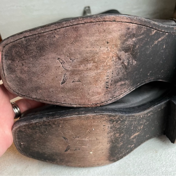 Frye Heath Distressed Moto Style Boots 76286 Size 8.5B - Picture 11 of 13